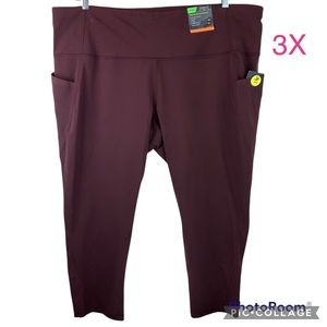 New XERSION 7/8 Leggings 3X XXXL Pockets